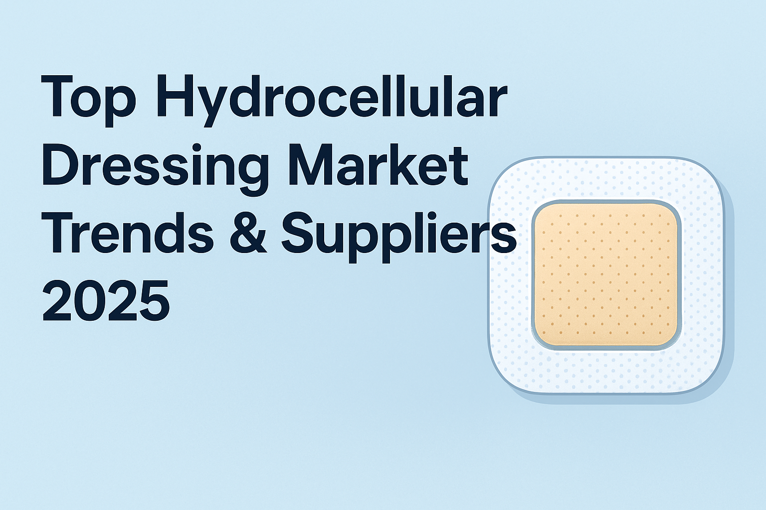 Top Hydrocellular Dressing Market Trends and Suppliers 2025